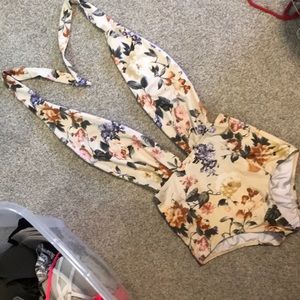 Floral one piece